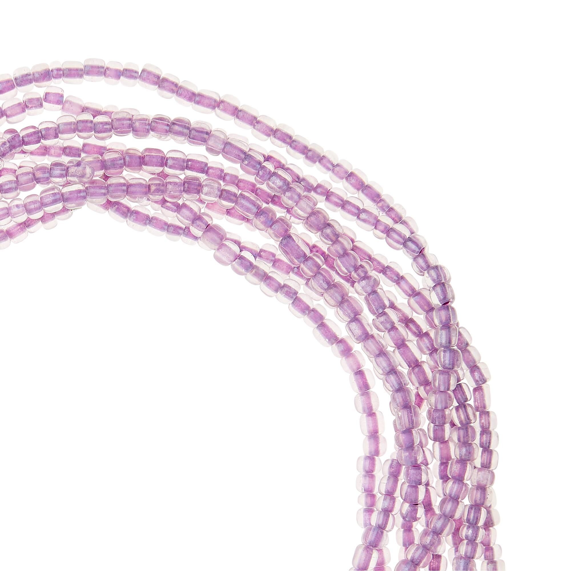 12 Pack: Purple Aurora Borealis Glass Seed Beads, 6/0 by Bead Landing™